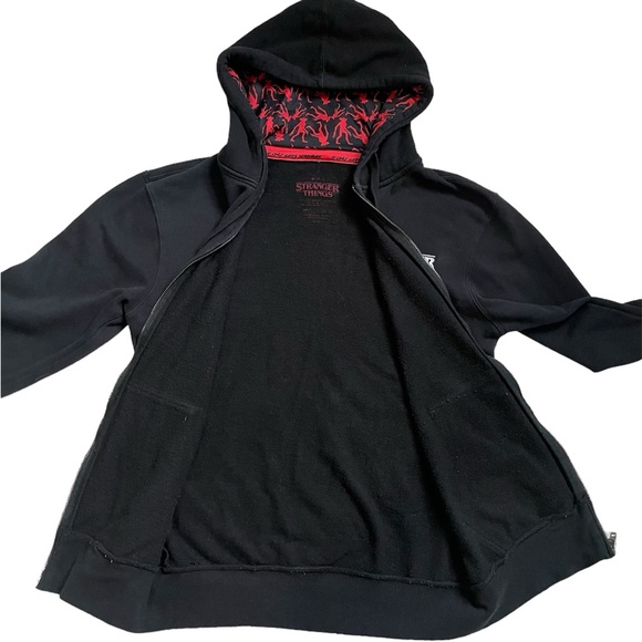 Netflix stranger things Demogorgon zip up hoodie - Picture 7 of 17